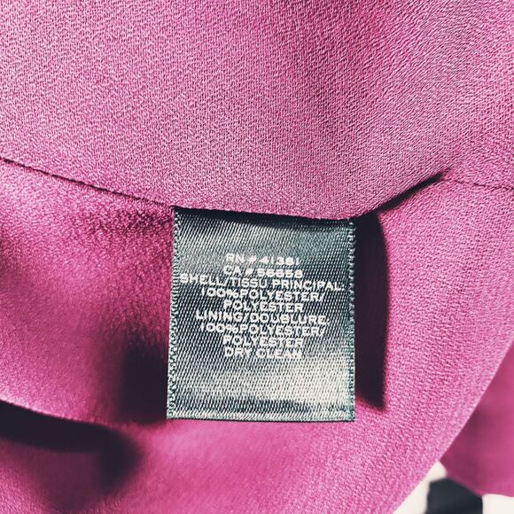 LRL Ralph Lauren Shift Dress 2 Women Cold Shoulder Red Cranberry NEW NWT Office - Picture 8 of 12